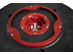 Schleifkornbürste - mittel mit Wasserverteilring 5