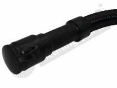 Ablassschlauch NW 38 mit Quetschtülle+Deckel - Farbe schwarz 2