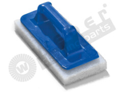 Padhalter Handblock blau 1
