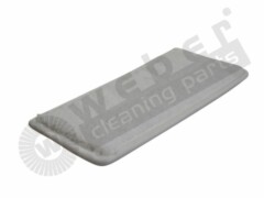 Microfaser-Handpad Niedrigflor weiß 9