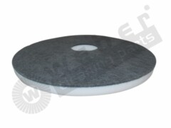 Melamin S-Pad 10 kg/m³ weiß/grau 9