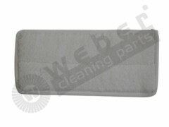 Microfaser-Handpad Niedrigflor weiß 1