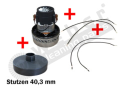 Saugmotor Lamb Electric 240 V / S2 mit Kunststoffstutzen 1