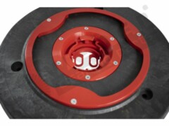 Schleifkornbürste - weich mit Wasserverteilring 5
