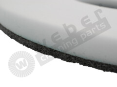 Melamin S-Pad 10 kg/m³ weiß/grau 5