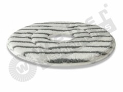 Microfaser-Pad weiß/grau 1
