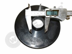 Abschlusskappe Kunststoff / Stutzen 38,3 mm 3